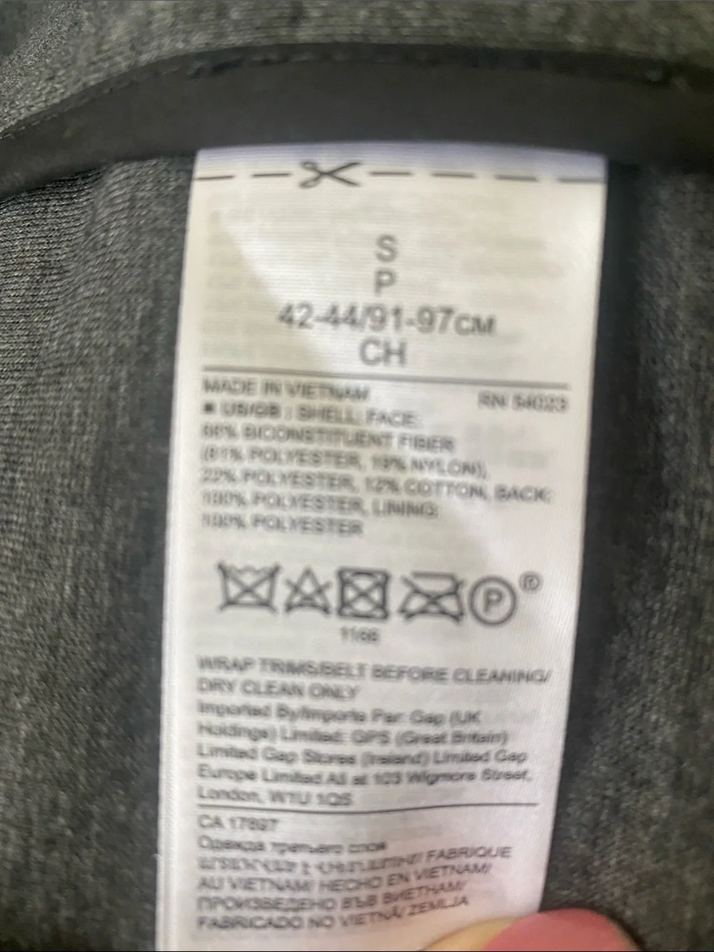 Banana Republic Water Resistant Mac Single Breasted Trench Coat Size Small